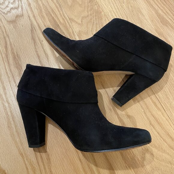 Kate Spade Black Suede Booties - Picture 3 of 6